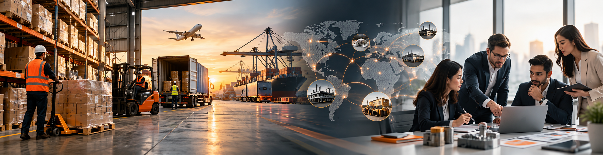 Cargo port and global supply chain
